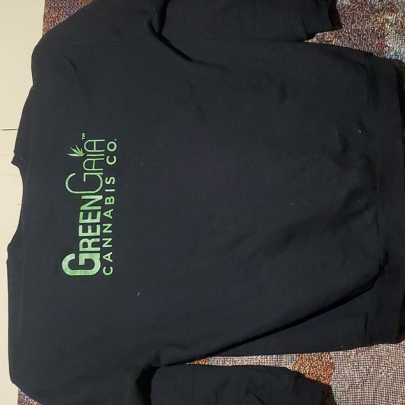 Green gaia sweat shirt 2XL black - Picture 1 of 2